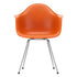 Cadeira de Braços em Plástico Eames DAX / Base Cromada
